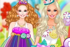 Girl Games, Rainbow Candies, Games-kids.com