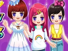 Girl Games, Rainbow Clothing Lover, Games-kids.com