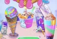 Cooking Games, Rainbow Ice Cream, Games-kids.com