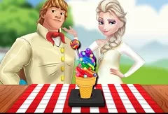 Frozen  Games, Rainbow Ice Cream Cooking, Games-kids.com