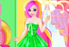 Dress Up Games, Rainbow Princess Salon, Games-kids.com