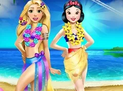 Princess Games, Rapunzel and Snow White Summer Break, Games-kids.com