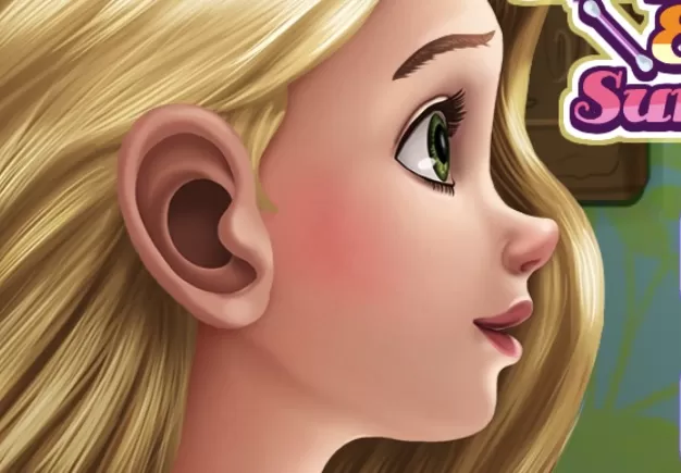 Rapunzel Games, Rapunzel Ear Surgery, Games-kids.com