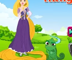 Rapunzel Games, Rapunzel Feeding Pascal, Games-kids.com