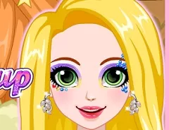 Rapunzel Games, Rapunzel Glittery Makeover, Games-kids.com