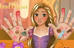 Rapunzel Games, Rapunzel Hand Doctor, Games-kids.com