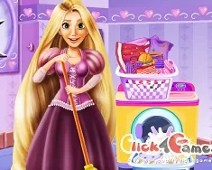 Rapunzel Games, Rapunzel Housekeeping Day, Games-kids.com