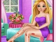 Rapunzel Games, Rapunzel Leg Model, Games-kids.com