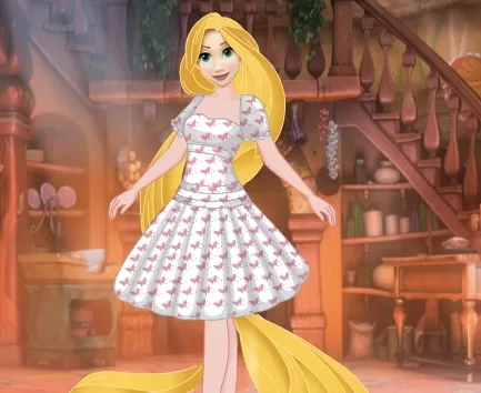 Rapunzel Games, Rapunzel Magic Dress, Games-kids.com