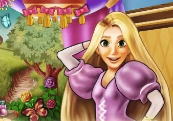 Rapunzel Games, Rapunzel Make Up Room, Games-kids.com