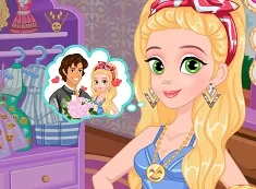 Rapunzel Games, Rapunzel Matching Nails and Dress , Games-kids.com