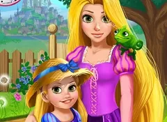 Rapunzel Games,  Rapunzel Mommy Gardening, Games-kids.com