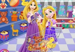 Rapunzel Games, Rapunzel Mother and Baby Shopping, Games-kids.com