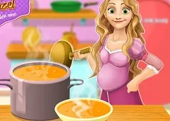 Rapunzel Games, Rapunzel Pregnant Cooking Soup, Games-kids.com