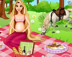 Rapunzel Games, Rapunzel Pregnant Picnic, Games-kids.com