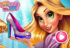 Rapunzel Games, Rapunzel Shoe Design, Games-kids.com