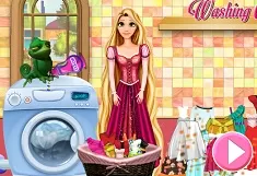 Rapunzel Games, Rapunzel Washing Clothes, Games-kids.com