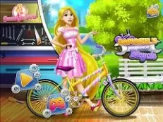 Rapunzel Games, Rapunzel Workshop Bicycle, Games-kids.com
