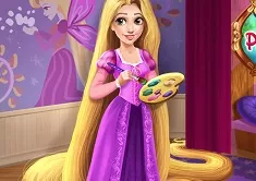 Rapunzel Games, Rapunzels Painting Room, Games-kids.com