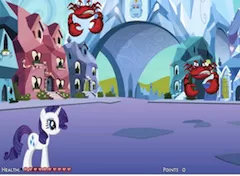 My Little Pony Games, Rarity Crab Invasion, Games-kids.com