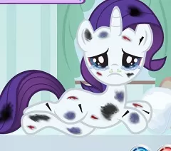 My Little Pony Games, Rarity Injured, Games-kids.com