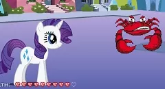 My Little Pony Games, Rarity vs Crabs, Games-kids.com