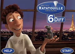 Animal Games, Ratatouille 6 Diff, Games-kids.com