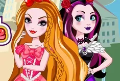 Ever After High Games, Raven and Apple Royal or Rebel, Games-kids.com