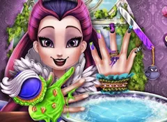 Ever After High Games, Raven Queen Manichure, Games-kids.com