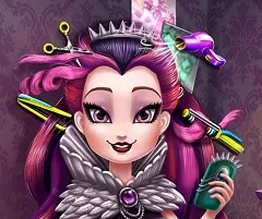 Ever After High Games, Raven Queen Real Hairstyle, Games-kids.com