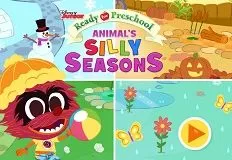 The Muppets Games, Ready for Preschool Animal Silly Seasons, Games-kids.com