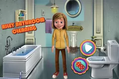 Inside Out Games, Riley Bathroom Cleaning, Games-kids.com