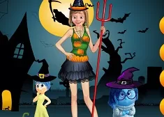 Inside Out Games, Riley Halloween Dress Up, Games-kids.com