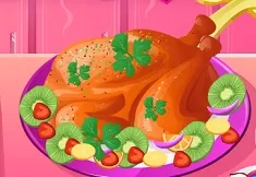 Cooking Games, Roast Turkey, Games-kids.com