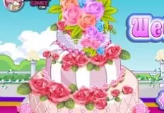 Cooking Games, Rose Wedding Cake, Games-kids.com