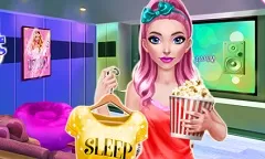 Girl Games, Rosie Movie Night, Games-kids.com