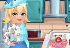 Cooking Games, Roxies Kitchen Doughnut Mood, Games-kids.com