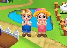 Baby Games, Royal Twins Cute Farm, Games-kids.com