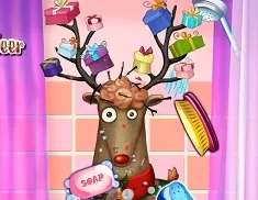 Christmas Games, Rudolf Reindeer Messy, Games-kids.com