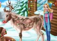 Christmas Games, Rudolph Christmas Makeover, Games-kids.com