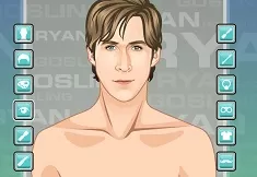 Celebrities Games, Ryan Gosling Makeover, Games-kids.com