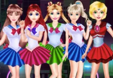 Sailor Moon Games, Sailor Girl Battle Outfit, Games-kids.com