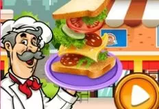 Cooking Games, Sandwich Baker, Games-kids.com