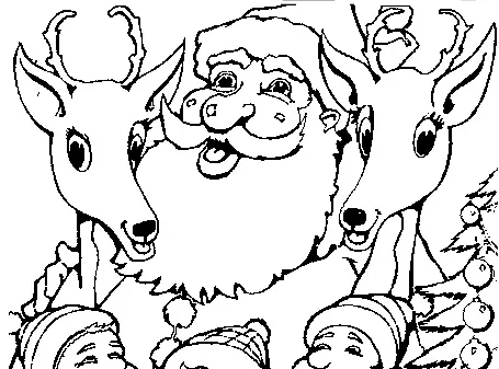 Christmas Games, Santa and his Rain Deers, Games-kids.com