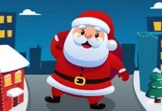 Christmas Games, Santa City Run, Games-kids.com