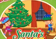 Christmas Games, Santa House Makeover, Games-kids.com