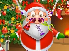 Christmas Games, Santa Nose Doctor, Games-kids.com