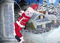 Christmas Games, Santa on the Roof, Games-kids.com