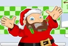 Christmas Games, Santa Shaving, Games-kids.com