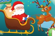 Christmas Games, Santa Sleigh Accident, Games-kids.com